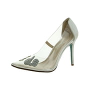 Betsey Johnson Womens Demi Bridal Pointed Toe Pumps