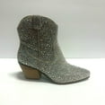 thumbnail image 1 of Betsey Johnson Womens' Emory Rhinestone Ankle Boots, Rhinestone, 8.5, 1 of 1