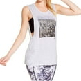 thumbnail image 1 of Betsey Johnson Womens Graphic Print Muscle Tank Top, 1 of 1