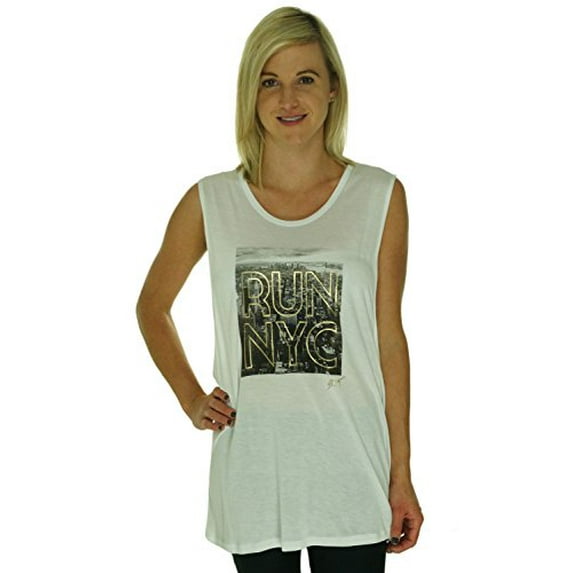 Betsey Johnson Womens Graphic-Print Muscle Tank