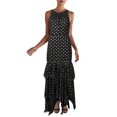 thumbnail image 1 of Betsy & Adam Womens Chiffon Metallic Shift Dress, 1 of 2