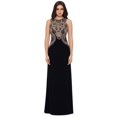 thumbnail image 1 of Betsy & Adam Womens Embellished Bodice Gown Dress, Black, 8, 1 of 1
