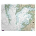 thumbnail image 1 of Betsy Drake Interiors Chesapeake Bay - Pocomoke and Tangier Sounds, VA Nautical Map Place Mat Set of 4, 1 of 2