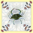 thumbnail image 1 of Betsy Drake TS004 52 in. Female Blue Crab Square Table Cloth, 1 of 3