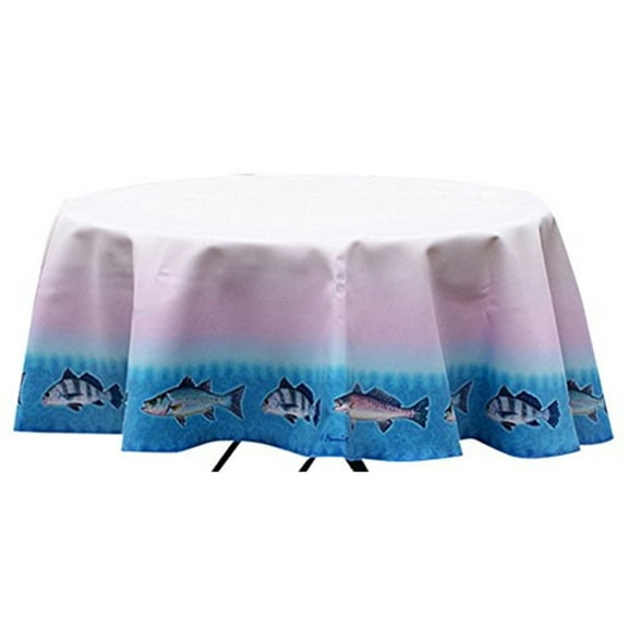 Assorted Fish Round Table Cloth 68