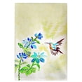 thumbnail image 1 of Betsy Drake  Aqua Hummingbird Guest Towel, 1 of 1