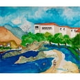 thumbnail image 1 of Betsy Drake BK190 Blue Lagoon Throw, 1 of 1
