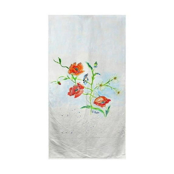 Betsy Drake BT1051 Poppies & Daisies Beach Towel