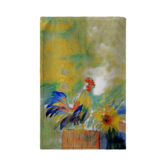 Betsy Drake Interiors s Rooster Beach Towel