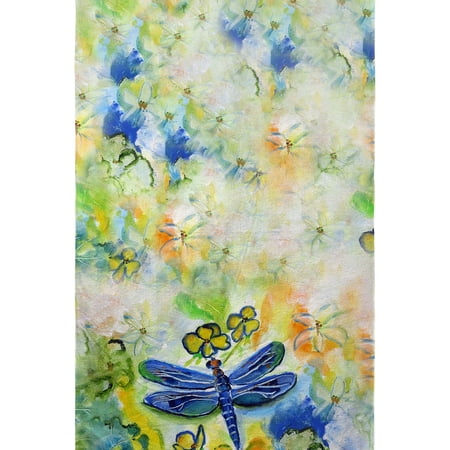 Betsy Drake Interiors Dragonfly's Garden Beach Towel
