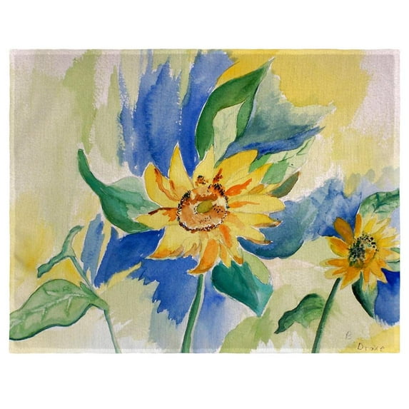 Betsy Drake Interiors Betsy's SunFlowers Place Mat Set of 4