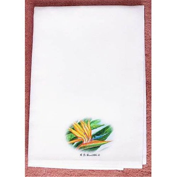 Betsy Drake Bird of Paradise Flower Guest Towel Set of 2