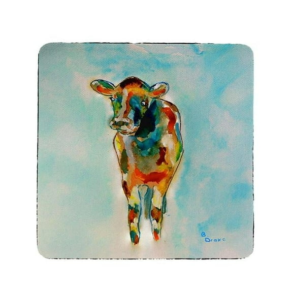 Betsy Drake CT066 Cow Coaster - Set of 4