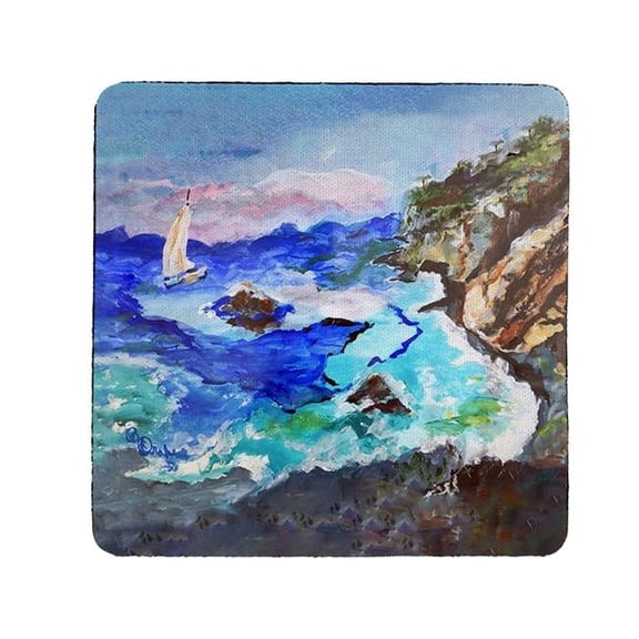 Betsy Drake CT1417 Sailing the Cliffs Coaster - Set of 4