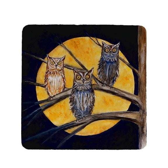Betsy Drake CT248 Night Owls Coaster - Set of 4