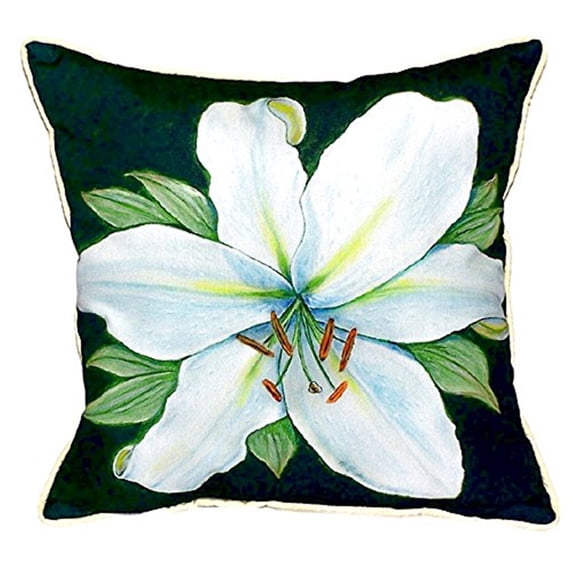 Betsy Drake Casablanca Lily Small Indoor/Outdoor Pillow 12x12