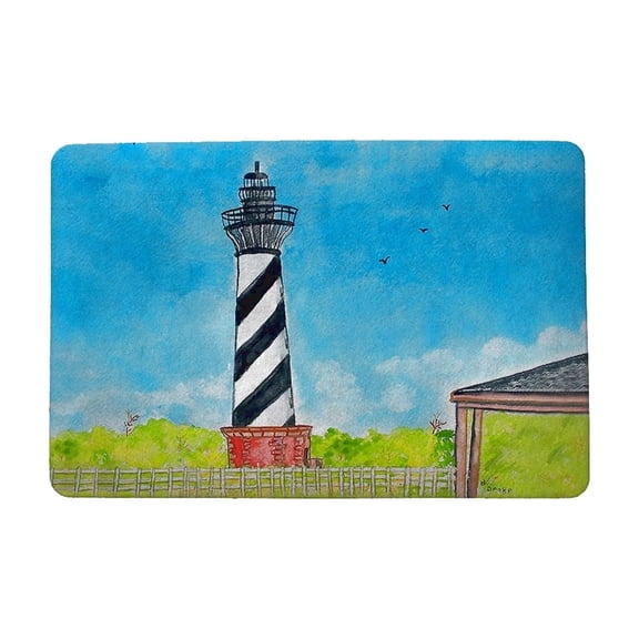 Betsy Drake DM1068 18 x 26 in. Hatteras Lighthouse Door Mat