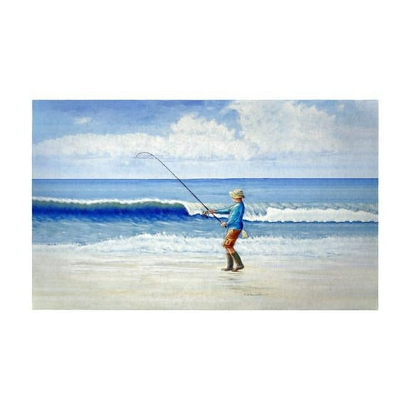 Betsy Drake DM1117G 30 x 50 in. Surf Fishing Door Mat