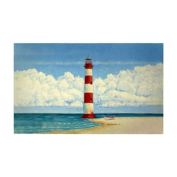 Betsy Drake DM1124G 30 x 50 in. Morris Island & Lighthouse, SC Door Mat