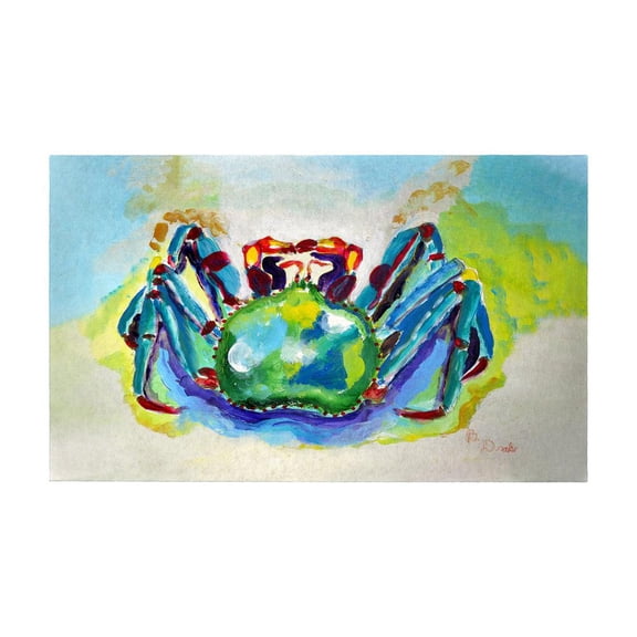 Betsy Drake Interiors King Crab Door Mat 30x50