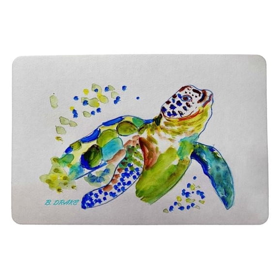 Betsy Drake DM1170 18 x 26 in. Baby Sea Turtle Door Mat