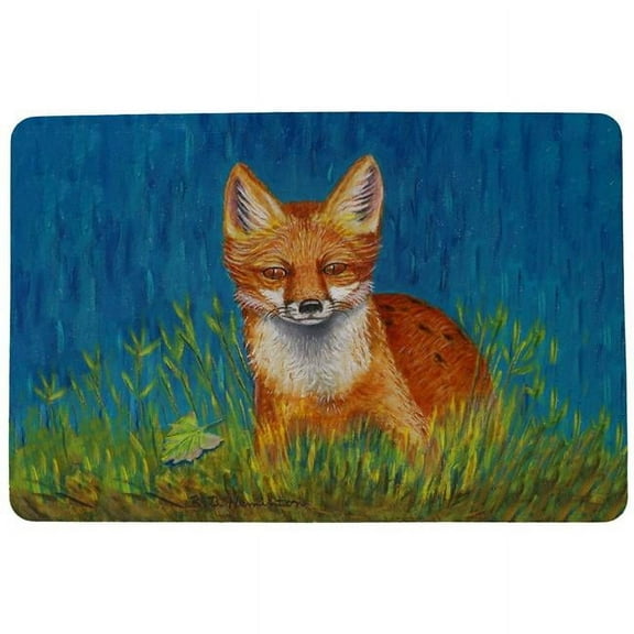 Betsy Drake DM139 Red Fox Door Mat - 18 x 26 in.