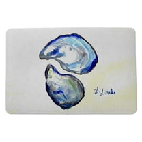 Betsy Drake DM1425 18 x 26 in. Blue Oysters Door Mat