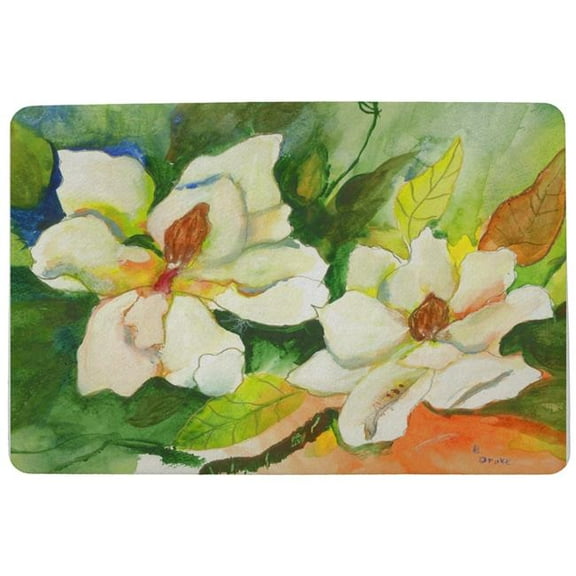 Betsy Drake DM251 Magnolias Door Mat - 18 x 26 in.