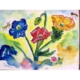 thumbnail image 1 of Betsy Drake DM513G Bugs & Poppies Doormat 30 x 50, 1 of 1