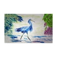 thumbnail image 1 of Betsy Drake DM810G Blue Egret Door Mat - 30 x 50 in., 1 of 2