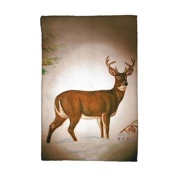 Betsy Drake  Deer in Snow Kitchen Towel