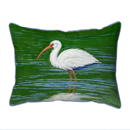 Betsy Drake Dick's White Ibis Extra Large Zippered Pillow 20x24