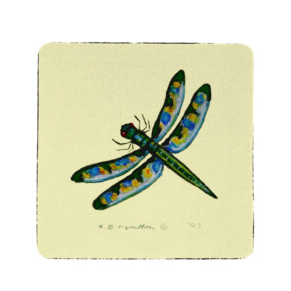 Betsy Drake Dragonfly Coaster Set of 4