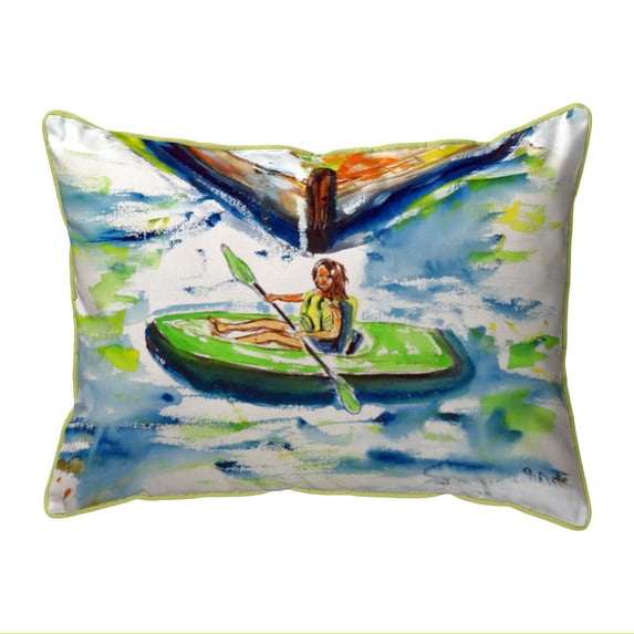 Betsy Drake Interiors Eva Extra Large Zippered Pillow 20x24