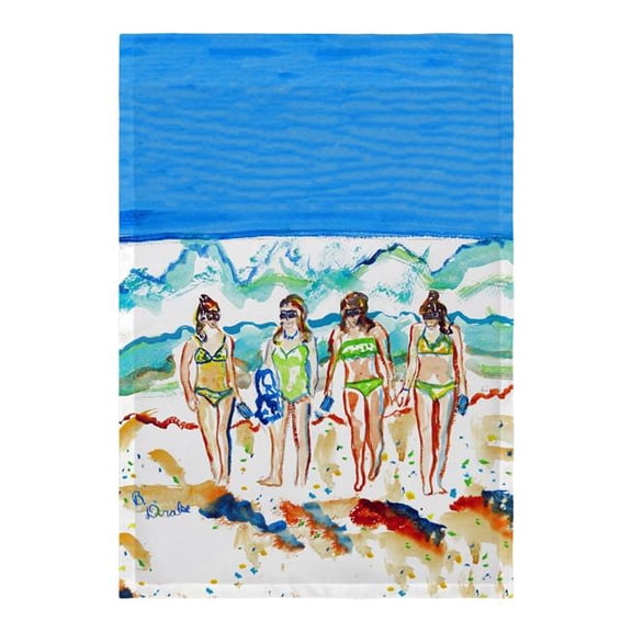 Betsy Drake FL844 Girls Walking Flag - 12.5 x 18 in.