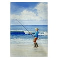 thumbnail image 1 of Betsy Drake Interiors Surf Fishing Guest Towel, 1 of 2