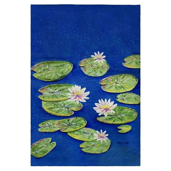 Betsy Drake GT1350 Lily Pads Guest Towel