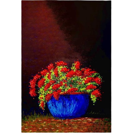 Betsy Drake GT1414 Potted Geraniums Guest Towel