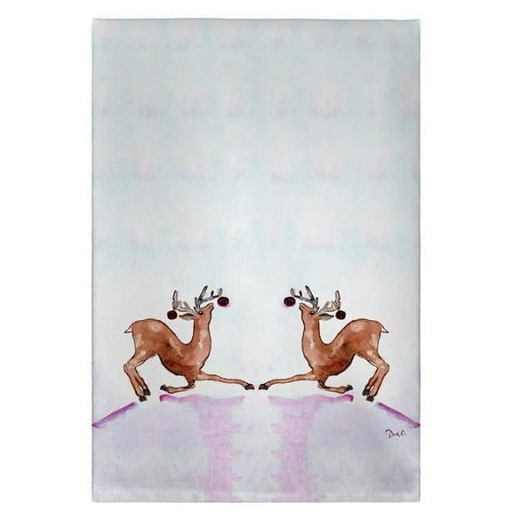 Betsy Drake GT306 Dancing Deer Guest Towel - 20 x 20 in.