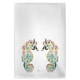 thumbnail image 1 of Betsy Drake GT388W Betsys Seahorses on White Guest Towel, 1 of 2