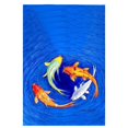 thumbnail image 1 of Betsy Drake GT857 Swirling Koi Guest Towel, 1 of 2