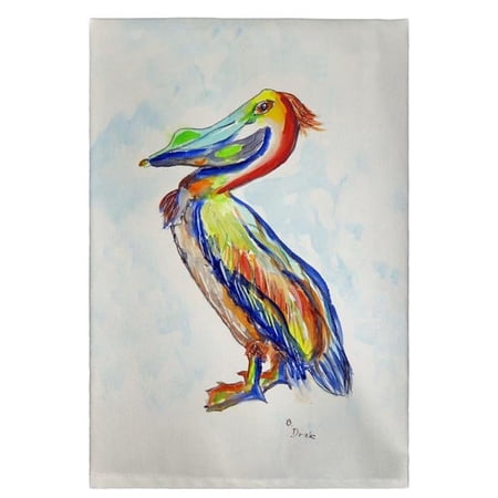 Betsy Drake GT985A 20 x 20 in. Sylvester Pelican Guest Towel