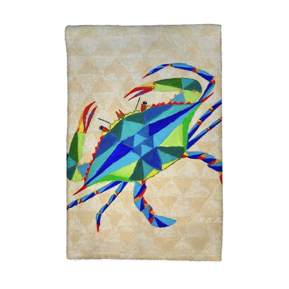 Geometric Crab Kitchen Towel - 16x25