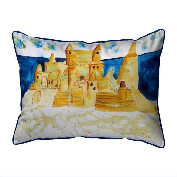 Betsy Drake HJ1043 16 x 20 in. Sand Castle Large Indoor & Outdoor Pillow