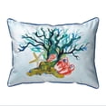 thumbnail image 1 of Betsy Drake HJ1092 16 x 20 in. Starfish Coral Shells Large Corded Indoor & Outdoor Pillow, 1 of 1