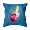thumbnail image 1 of Betsy Drake HJ1132 18 x 18 in. Spoonbill Portrait Indoor & Outdoor Pillow, Large, 1 of 3