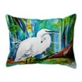 thumbnail image 1 of Betsy Drake HJ1138 16 x 20 in. Acyrlic Egret Indoor & Outdoor Pillow, Large, 1 of 3