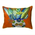 thumbnail image 1 of Betsy Drake Interiors Potted Cactus Large Indoor/Outdoor Pillow 16x20, 1 of 2