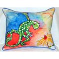 thumbnail image 1 of Betsy Drake HJ143 Gecko Large Indoor-Outdoor Pillow 16 in. x 20 in., 1 of 1
