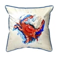 thumbnail image 1 of Betsy Drake HJ1474 Betsys Red Crab Large Indoor & Outdoor Pillow - 18 x 18 in., 1 of 1